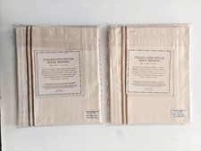 NEW Restoration Hardware ITALIAN HOTEL SATIN STITCH IVORY KING SHAM 129 EA.