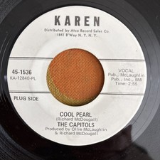 The Capitols Cool Pearl Don’t Say Maybe Baby WLP promo OG Northern Soul 45 7”