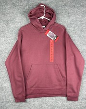 PUMA Women s Fleece Pullover Hoodie with Kangaroo Pocket, Red, Medium New