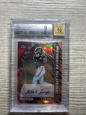 2020 Panini Prizm Draft Picks Power Surge Tiger Stripe /25 Nick Gonzales Auto