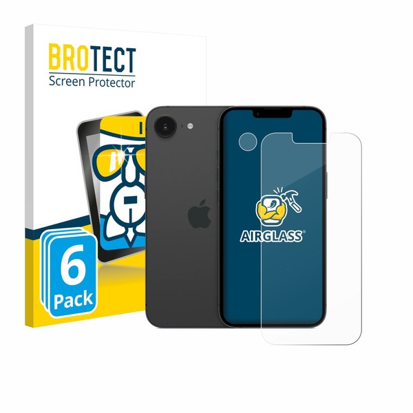 6X Panzerfolie Schutzglas FüR Apple Iphone 17E (Display+Kamera) Displayschutz-image
