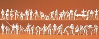 Preiser 16329 FeuerwehrmäNner 42 Unbemalte Figuren Ho Neu
