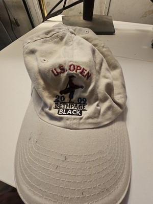 US Open Bethpage Black USGA Member Off White Color Hat Cap Strap Back Golfing