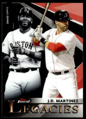 2021 Finest Legacies J.D. Martinez/David Ortiz Boston Red Sox #FL-JM