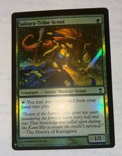 Sakura-Tribe Scout FOIL Saviors of Kamigawa The List Reprints NM