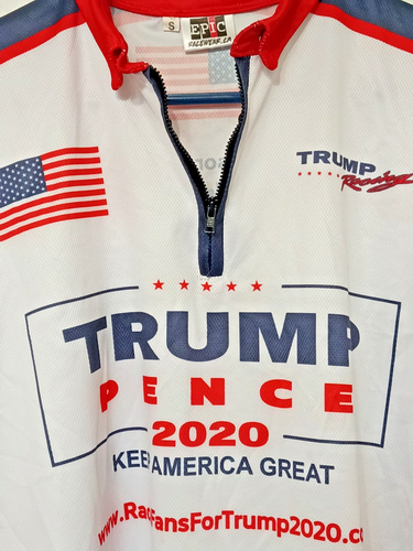 Camiseta Epic Racewear Trump Pence 2020 Pit Crew fanáticos de carreras para Trump pequeña - Imagen 3 de 8