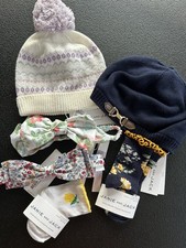 Janie and Jack Accessory Bundle Knit Hats Socks Headbands