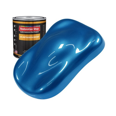 #ad Viper Blue Pearl 1 Quart URETHANE BASECOAT Car Auto Body Paint $121.99
