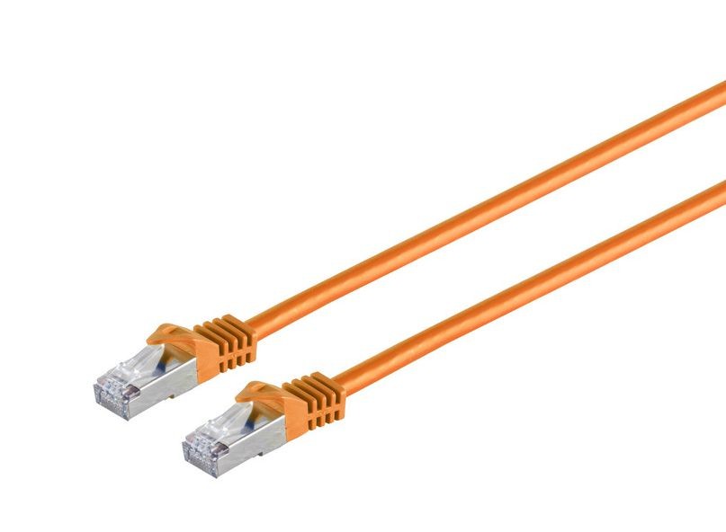 MicroConnect SFTP703O Cat7 S/FTP Network Cable – 3m Orange RJ-45 LSZH