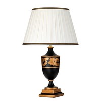Tischlampe 1X60W/E27 Schwarz Ivory Gold Klassisch Neuhausweg