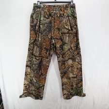 Cabelas Seclusion 3D Camo Hunting Pants Mens Large Reg Elastic Waist READ DESC