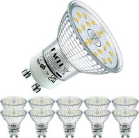 10Er-Pack GU10 LED 4000K 4.9W Ersetzt 75W Halogen Leuchtmittel, Neutralweiss