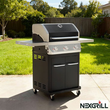 [CLEARANCE SALE] Nexgrill 3 Burner Gas Barbecue Grill + Cover