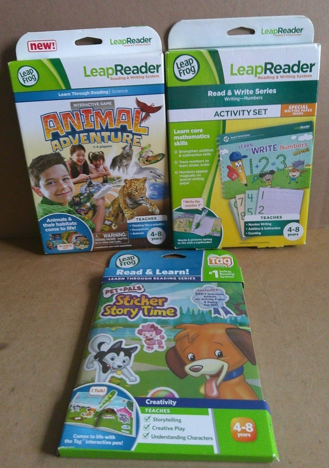 LeapFrog Assorted Activities THREE Sets (Pen NOT INCLUDED) | eBay