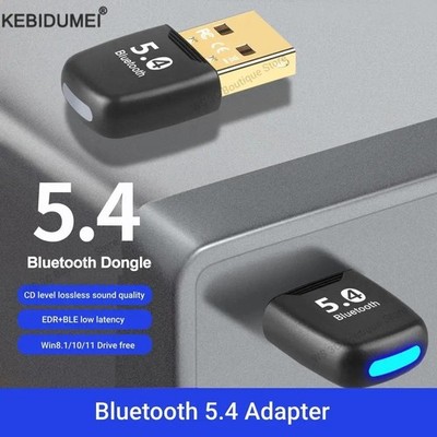 USB Bluetooth 5.4 Adapter Dongle Stick Transmitter Nano PC Laptop Maus Tastatur