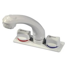 Whale Elegance Combination White ABS Hot  Cold Water Pull Out Faucet/Shower