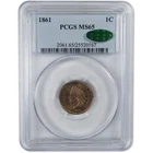 1861 Indian Head Cent MS 65 PCGS CAC Penny Uncirculated 1c Coin