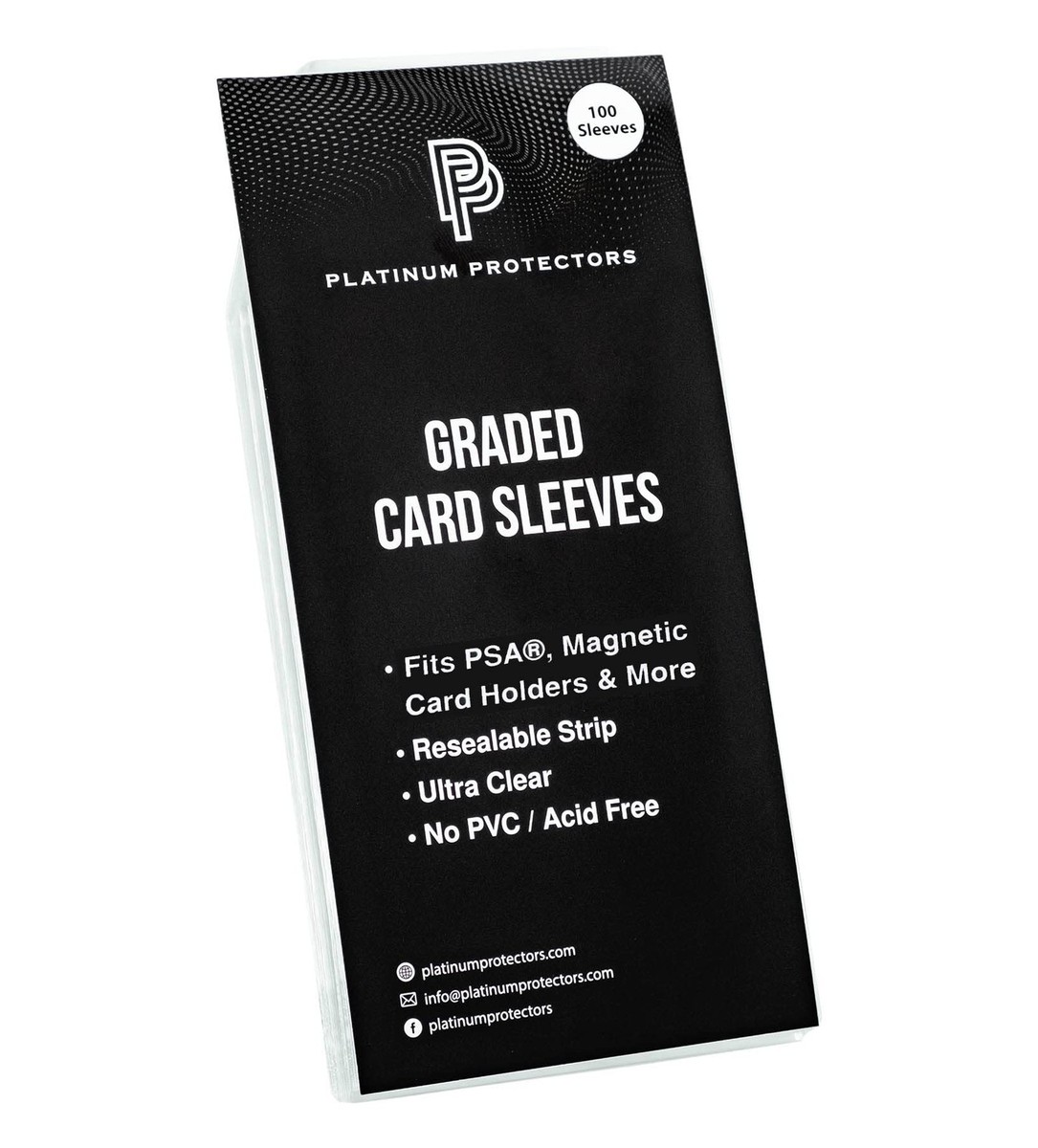 resealable card sleeves Resealable Graded Card Sleeves for PSA, CGC and TAG Slabs (100 Pack) 100