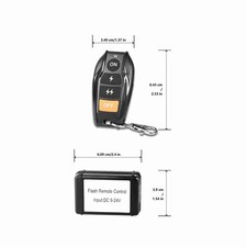 LED Light Bar Wiring Harness Kit 480W Wireless Remote Control Wiring Harness Kit