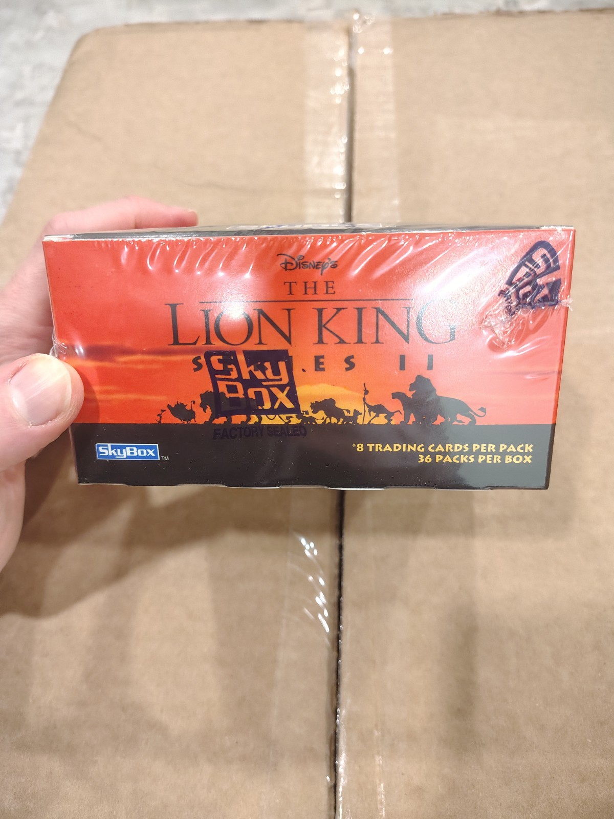 The Lion King Series 2 Skybox Sealed Hobby Box 36 Packs 8 Cards Per Walt Disney