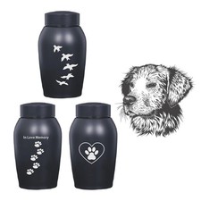 Pet Ashes Urn Storage Stainless Steel Supplies Casket Cremation Memorial Urn