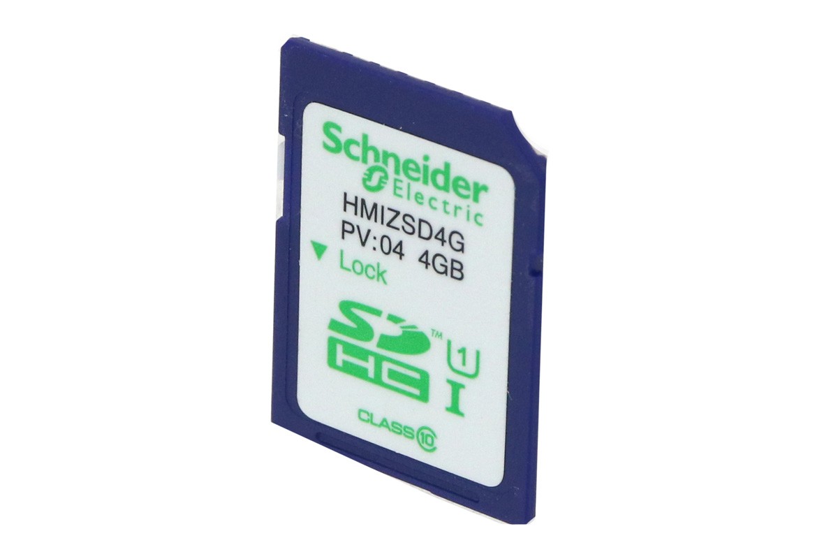 Schneider Electric HMIZSD4G  New Magelis GTO - SD memory card - 4 Gb