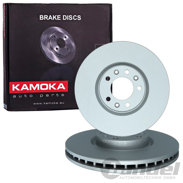 2X Kamoka Bremsscheiben 304Mm BelÜFtet Vorne Passend FÜR CitroËN C4 C5 Grand DS-image