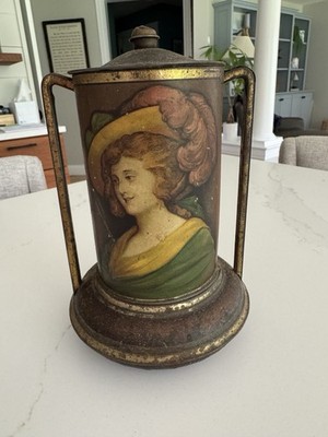 ANTIQUE VICTORIAN RIDGWAYS 5 O'CLOCK TEA TIN