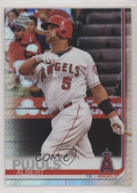 2019 Topps Chrome Prism Refractor Albert Pujols #27 07i7