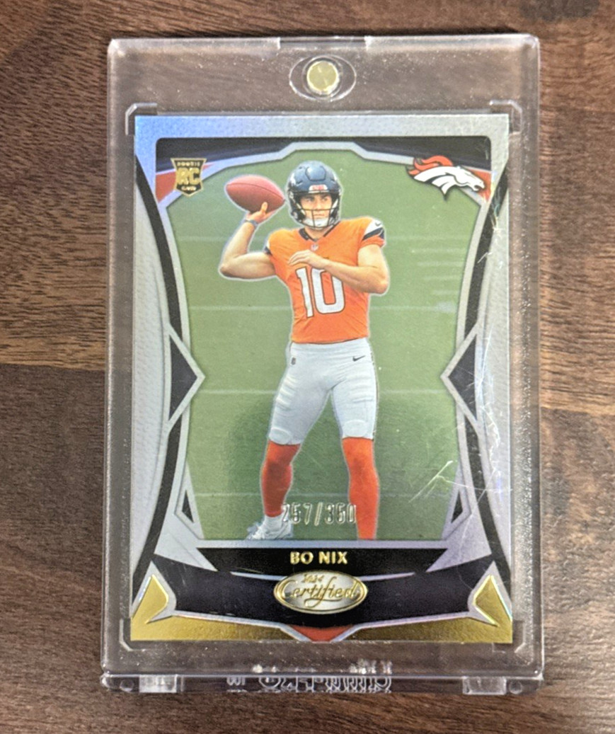 2024 Panini Certified - Rookies Bo Nix #109 Mirror /350 (RC)