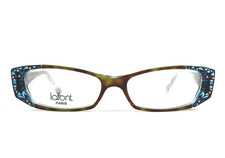 Jean Lafont Eyeglasses Frames DARLING 675 Blue Brown Tortoise Studded 51-15-142