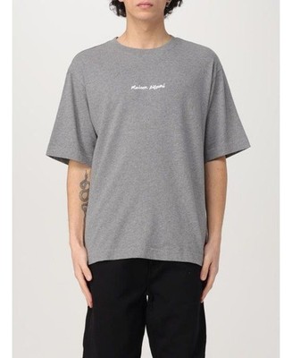 Maison Kitsune Logo Line Handwriting Oversized T-Shirt 151060483
