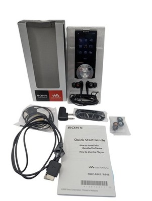 SONY NWZ-A845 DIGITAL MEDIA PLAYER WALKMAN 16GB OLED SCREEN BOXED WORKING 