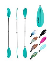 HIKULA Adjustable Carbon Fiber Shaft Kayak Paddle, Kayaking Oars with Reinfor...