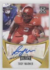 2021 Leaf Draft Auto Gold Troy Warner #BA-TW2 Auto 4z8
