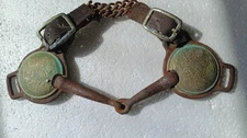 Vintage Argentina Style Engraved Snaffle Horse Bit