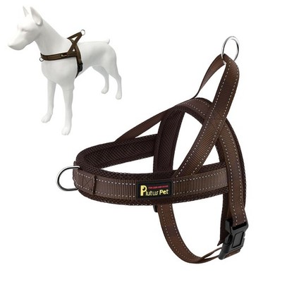 Plutus Pet No Pull Dog Harness Breathable Mesh Padded Adjustable Reflective Esca