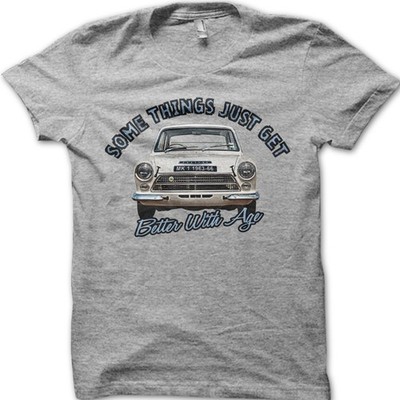 Lotus Cortina T-Shirt Some Things Get Better With Age Oldtimer 06177