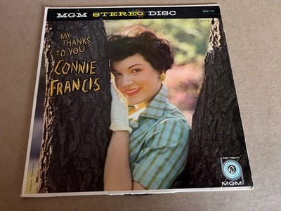 Connie Francis My Thanks To You MGM Records VINYL LP Stereo SE 3776 pop