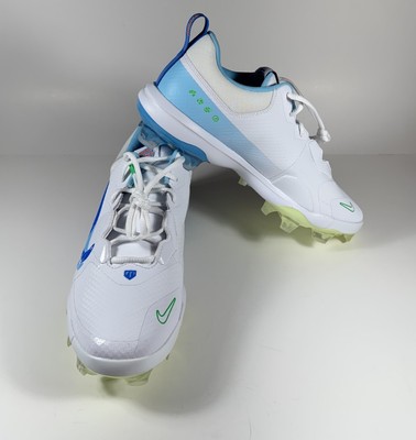 NIKE Force Trout 9 Pro MCS Baseball Cleats White Blue Men display picture 3
