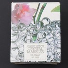 Colony Crafts Clear Crystal Glass Marbles Partial Lot 175 Count Box — photo 1