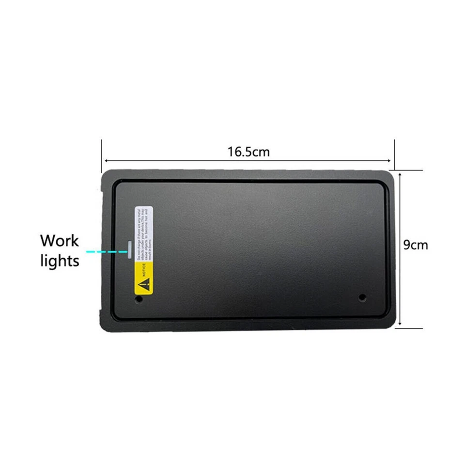 Almohadilla de carga rápida inalámbrica para teléfono con consola central para Audi Q2 Q2 Quattro 2018-2022 Foto 3 de 4