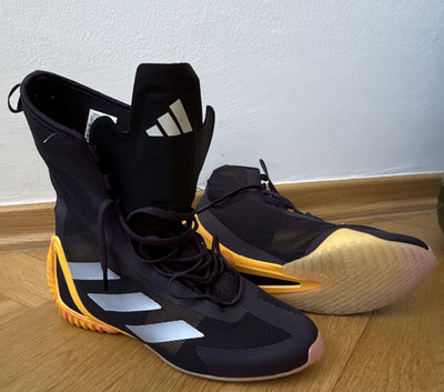 Adidas Crazyflight X 3 Mid Dunkelviolet /Gelb EUR 38 2/3 IF0478