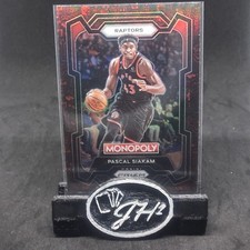 2023-24 Monopoly Prizm   Pascal Siakam   Red Icons Prizm  Raptors Basketball 