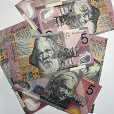 2001 $5 Five Dollar Banknote - Extremely Fine Federation - Evans / Macfarlane