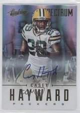 2012 Panini Absolute Rookie Spectrum Gold 134/299 Casey Hayward #112 Auto 0j6