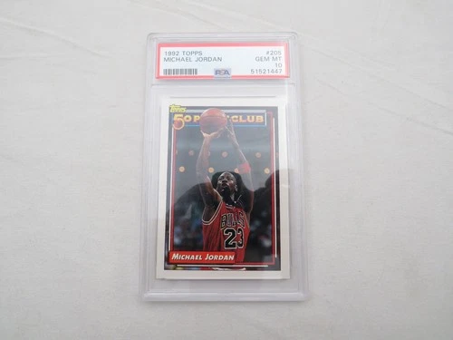1992 Topps Basketball #205 Michael Jordan Gem Mint PSA 10 card