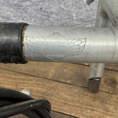 ★BF FRENCE STEM 22mm　ヴィンテージフランス製ステム ♪ Vintage Motobecane Drop Handlebar Stem 22mm Stitch Wrap France
