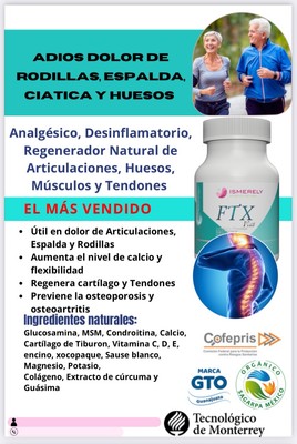 01 FTX Plus Flex By ISMERELY Natural Supplement With Vitamins. FREE SHIPPING!!