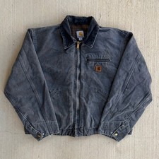 Carhartt J97 GVL faded gray detroit work wear jacket XL